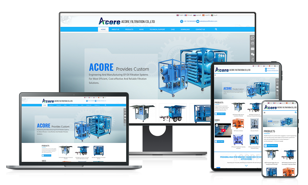 工业油液净化与过滤设备制造行业外贸网站优化成功案例