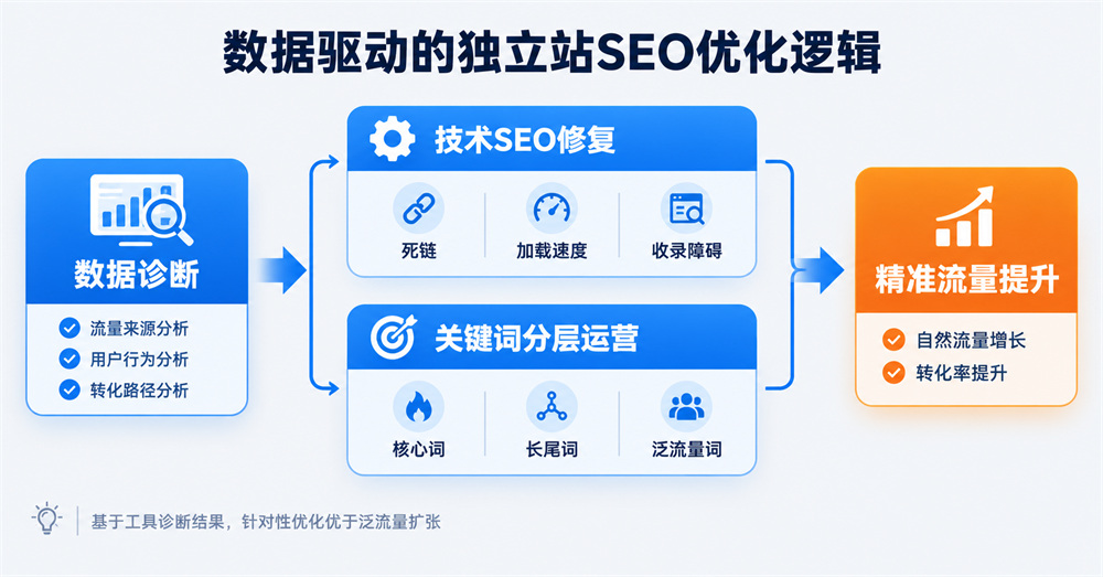 数据驱动的独立站SEO优化逻辑 数据驱动的独立站SEO优化逻辑