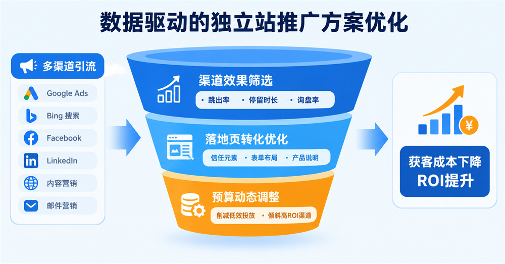 数据驱动的独立站推广方案优化 数据驱动的独立站推广方案优化